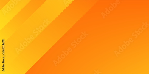 Abstract orange and yellow geometric background. Modern concept for graphic design, background, web design, poster, banner, book, slideshow. Vector illustration