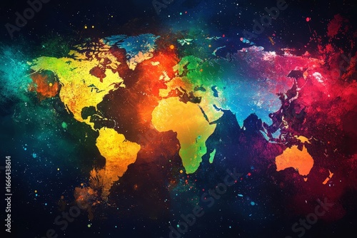 Visualize the ecological green energy revolution in bright, vivid colors to capture the optimism of sustainable futures, Generative AI