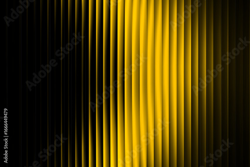 Yellow Neon Vertical Lines Background – Golden Gradient Glow Vector