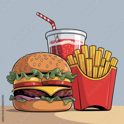 fast food and drink
