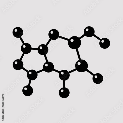 molecule 3d render