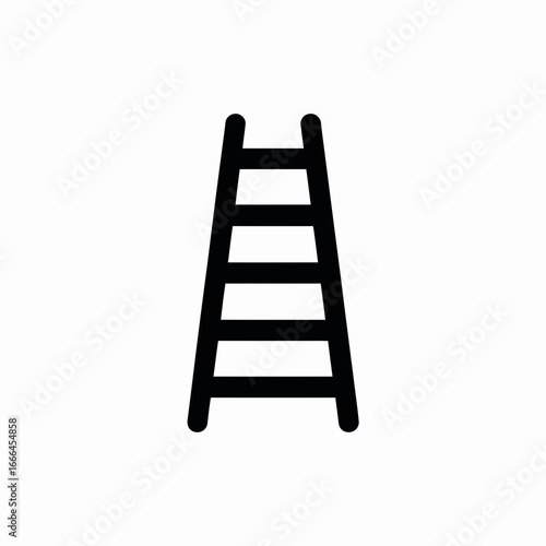 ladder isolated on white