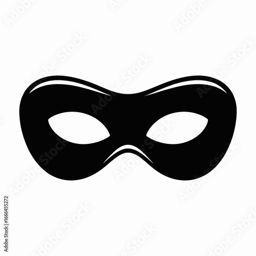 black carnival mask