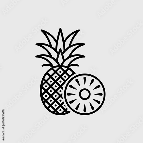illustration of pineapple