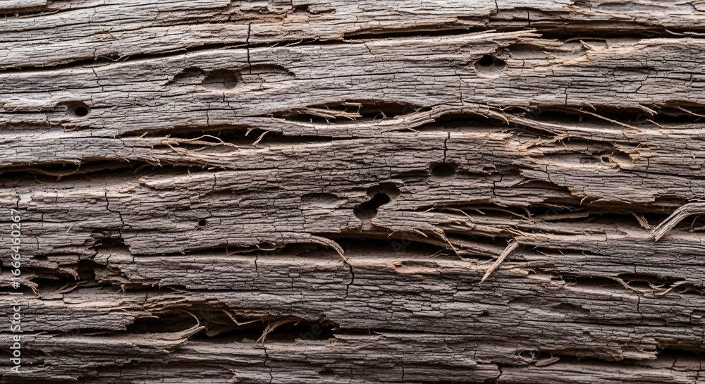 Naklejka premium Rotten Old Wood Texture in Ultra HD
