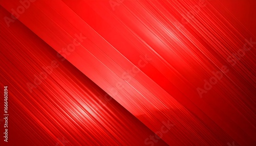 Diagonal red lines create a dynamic, vibrant design with a sleek, metallic feel.