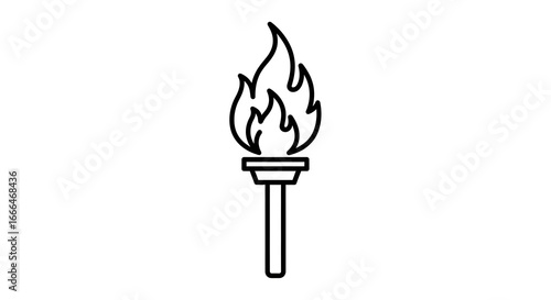 set of fire flames