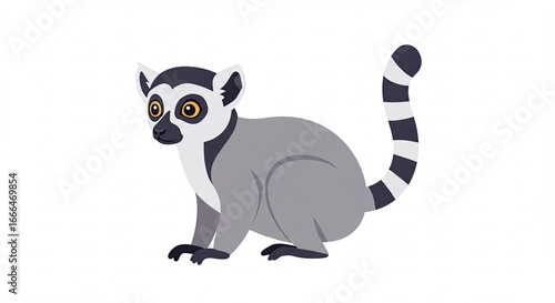 black and white lemur
