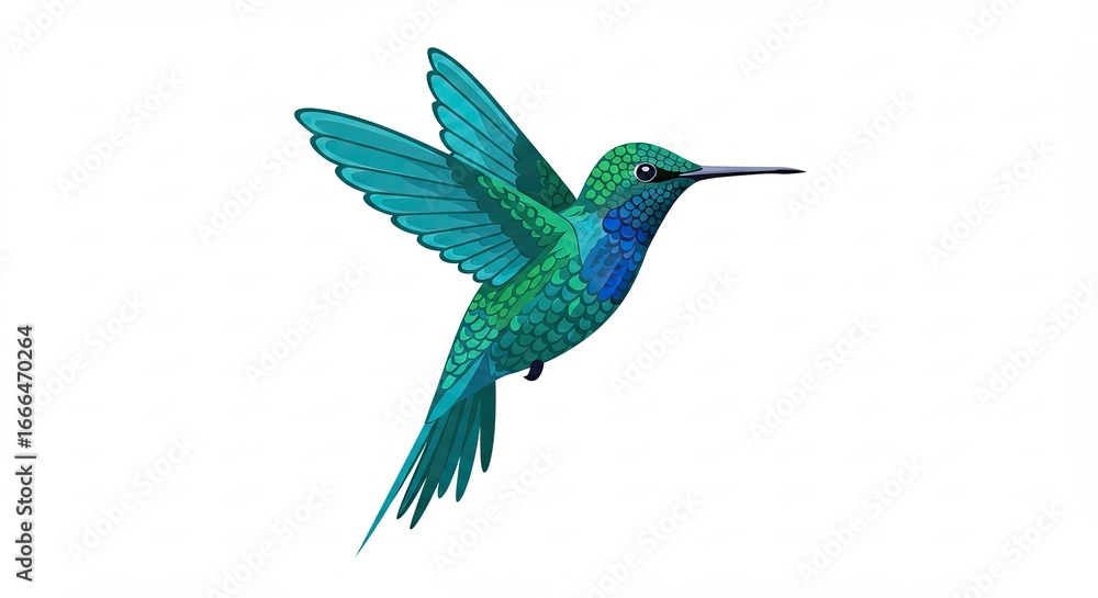 Obraz premium hummingbird in flight