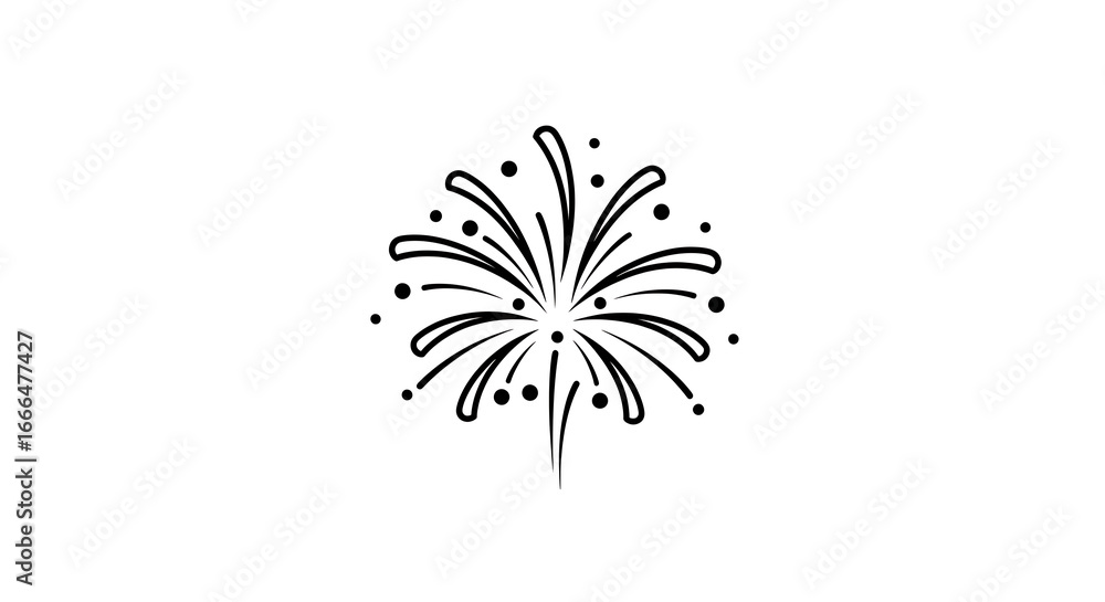 Obraz premium black and white flower