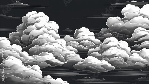 Grayscale Cloudscape