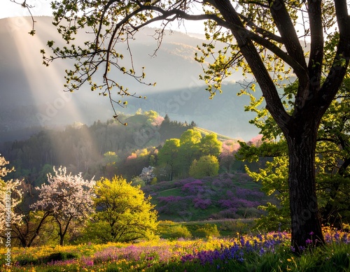 morning in the forest