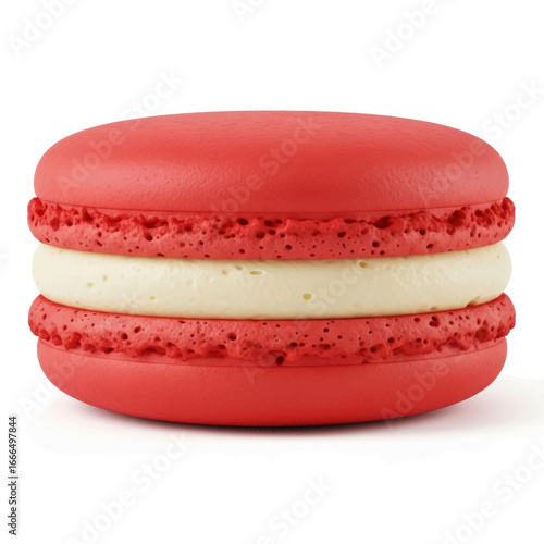 A delicious stack of colorful French macaroons makes for a sweet dessert