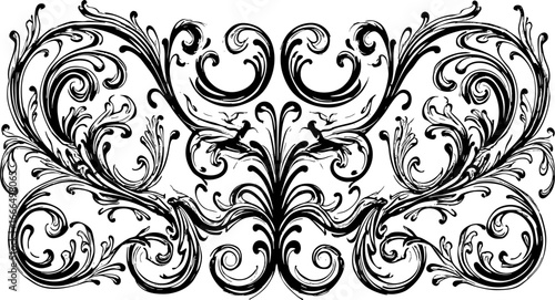 Retro Decorative Swirl Divider Set