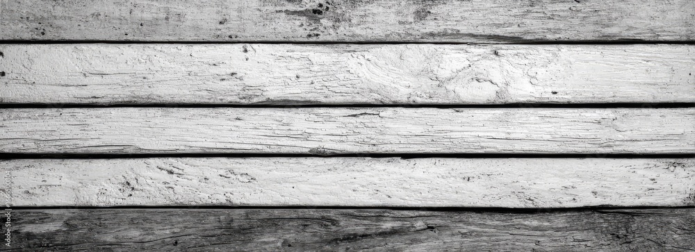 Obraz premium Gray horizontal wooden planks