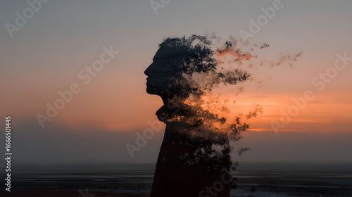 Person changing mind