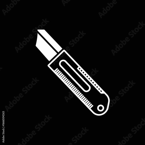 knife on a white background