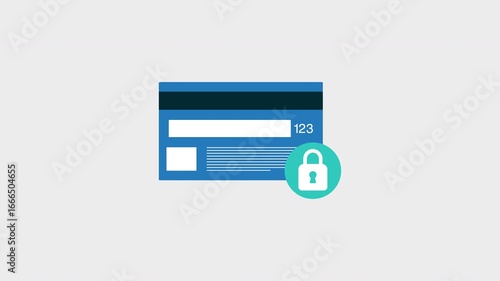 Credit Card Security Animation in 4K