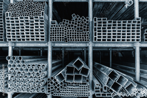 Construction materials by the construction market.