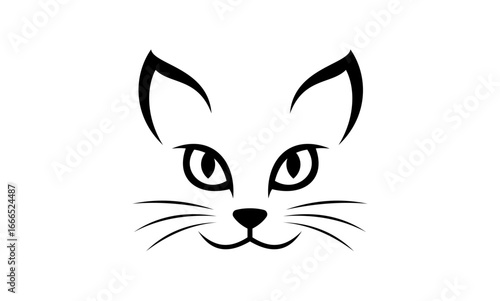 black cat head