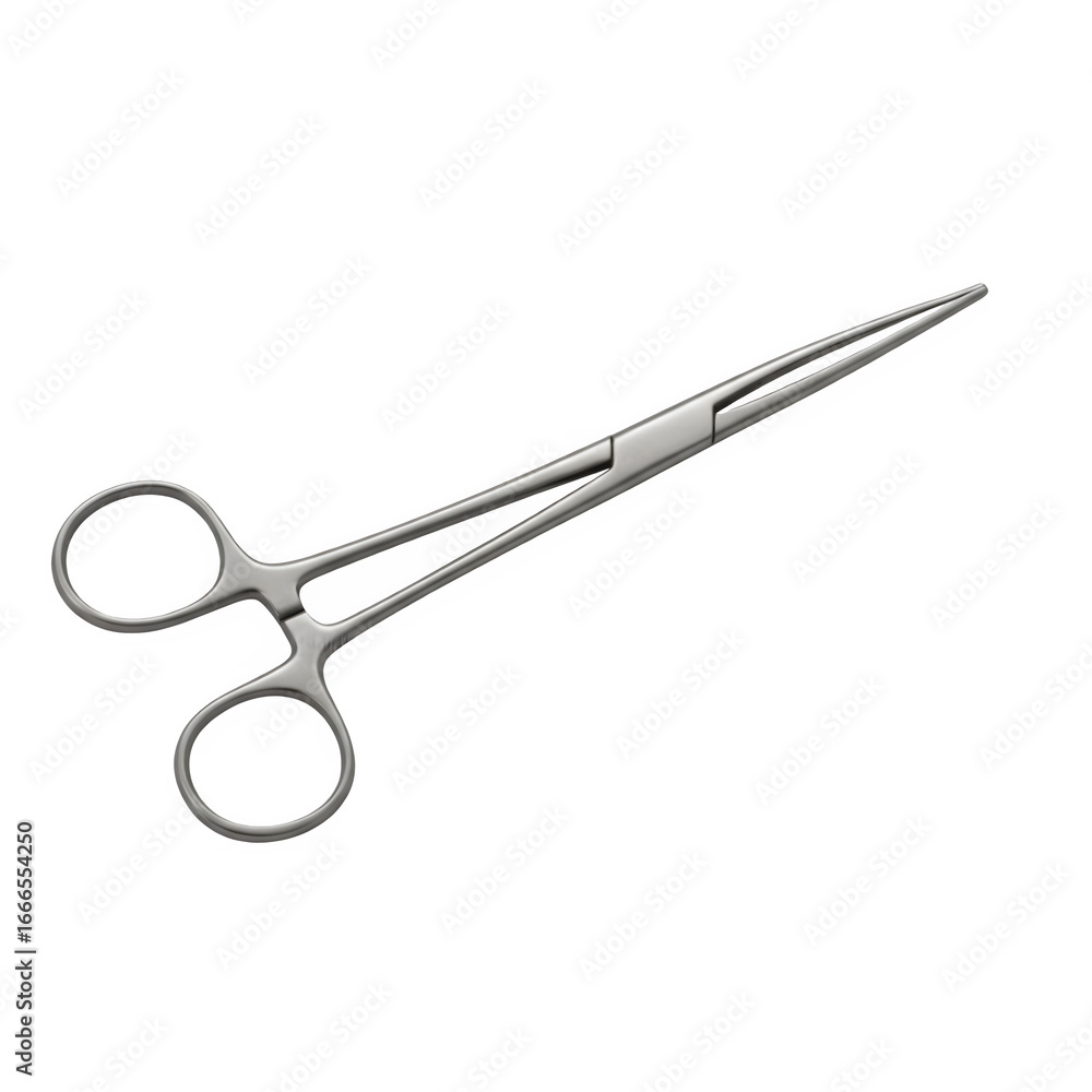 Obraz premium Surgery Tool PNG Set – Scalpel, Forceps, Scissors, Clamps – Isolated on Transparent Background PNG for Medical & Healthcare Design