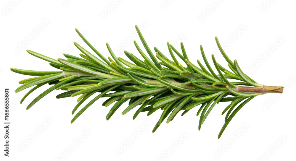 Fototapeta premium Isolated sprig of fresh rosemary