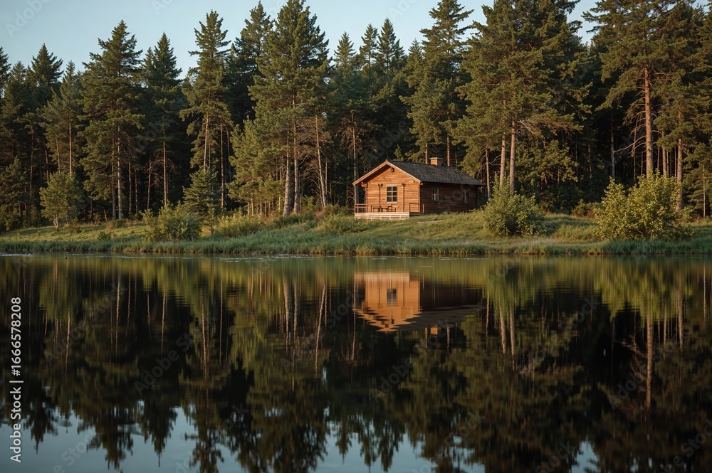 Fototapeta premium Nordic style home