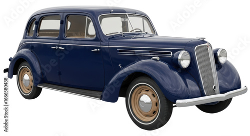 Photos Isolated Vintage Car