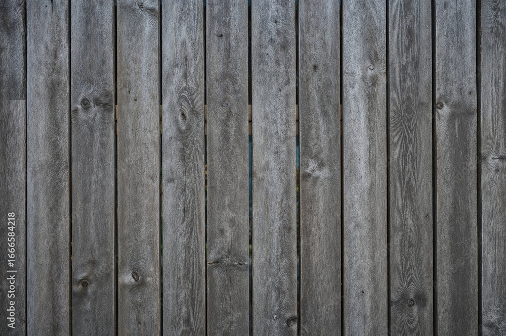 Fototapeta premium Rustic Wooden Plank Surface with Weathered Texture and Dark Frame