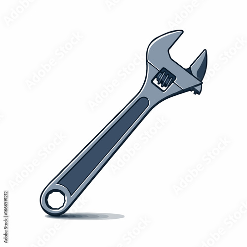 wrench isolated on white background