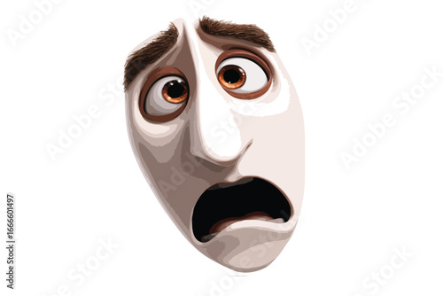funny cartoon face