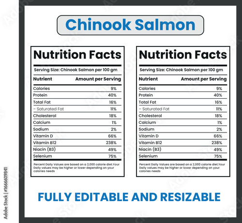 Chinook Salmon Fish Illustration
