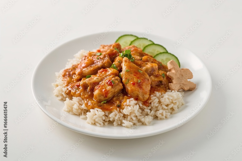 Traditional Steamed Chicken with Flavored Rice Traditional Steamed Chicken with Flavored Rice