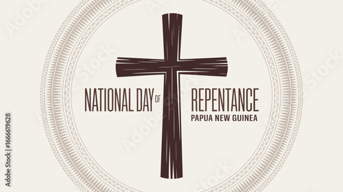 National Day of Repentance Papua New Guinea Cross
