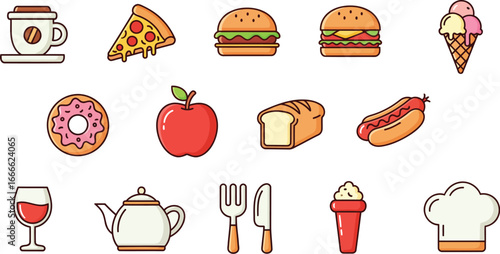 Food & Drink Essentials Icons