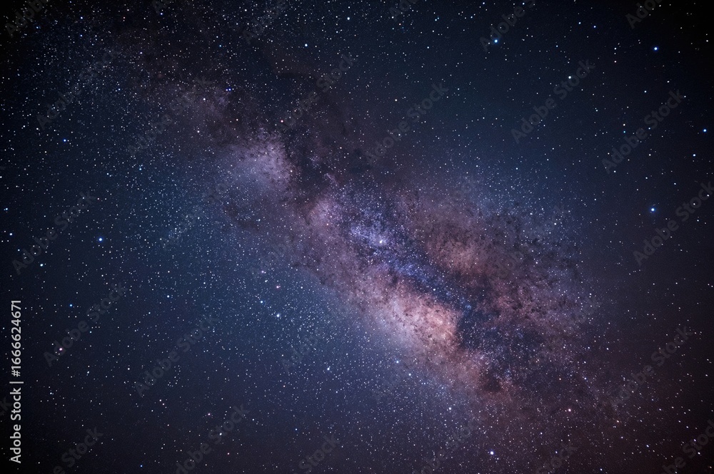 Fototapeta premium Starry Sky with Milky Way in Background