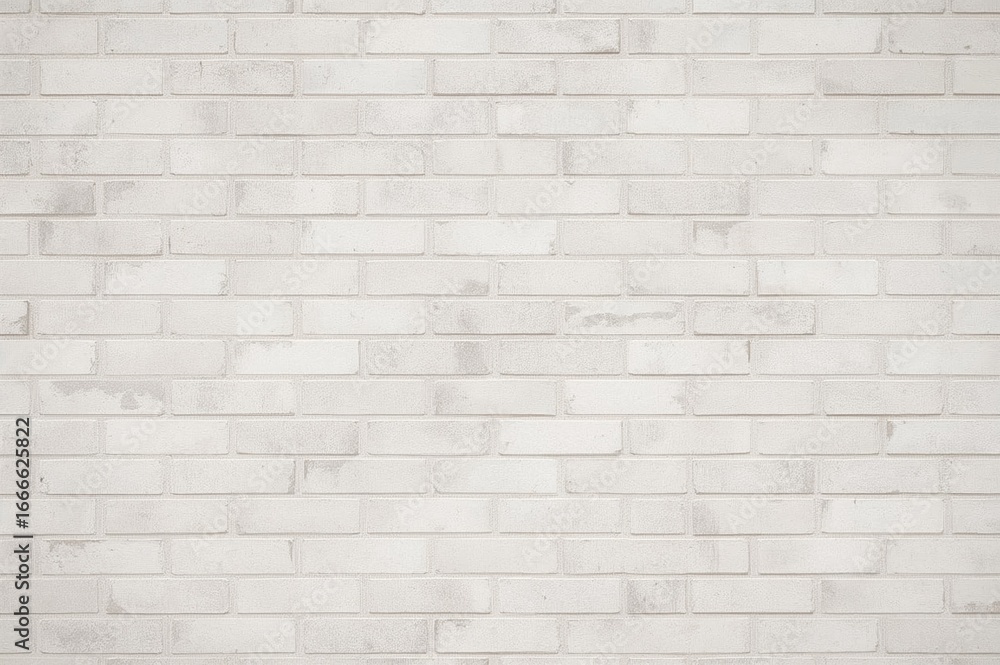 Naklejka premium White brick wall texture with vintage pattern and abstract design