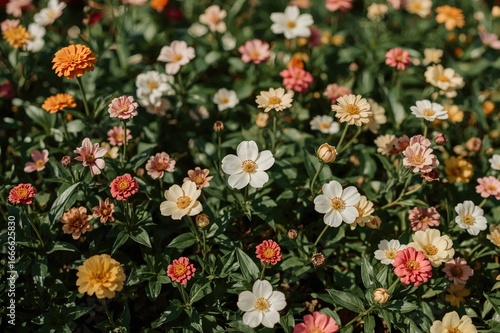 Floral-themed backdrop