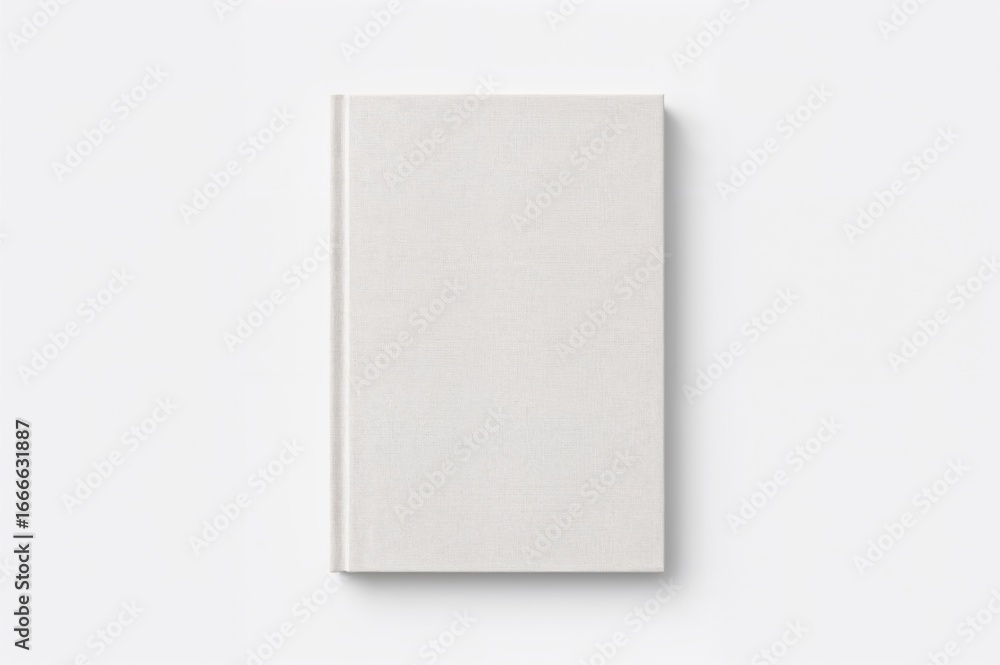 Book Mock-up with Canvas Cover, Easily Customize Your Design
