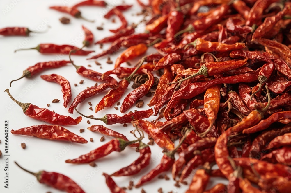 Dehydrated hot pepper Dehydrated hot pepper