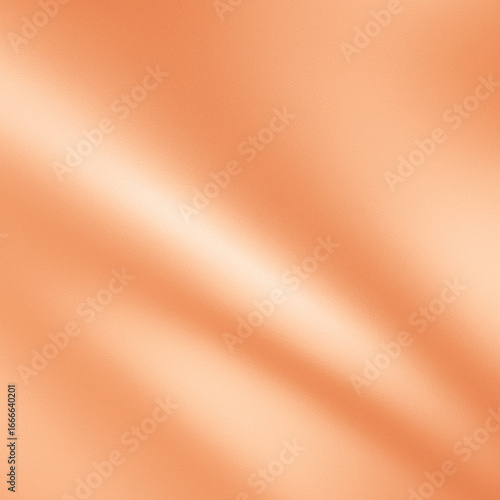 Premium Peach Fuzz Color Drench Gradient with Glossy Metallic Shine and Subtle Grain Texture – Luxury Abstract Background
