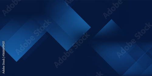 Abstract dark navy blue silver abstract pattern background. Geometric shape. Line triangle angle fold polygon modern simple