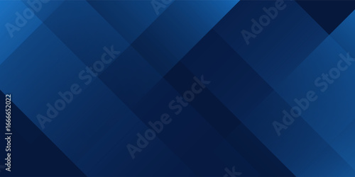 Modern dark navy blue silver abstract pattern background. Geometric shape. Line triangle angle fold polygon art simple