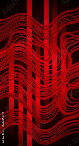 Abstract red design