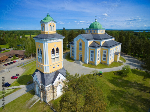 Aerial view of the largest ...