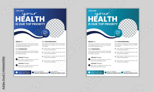 Medical Flyer Design Template 