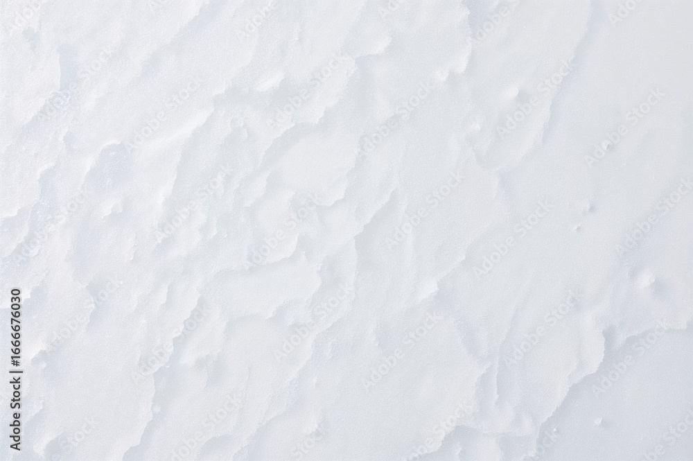 Obraz premium Overhead perspective of snowy surface pattern