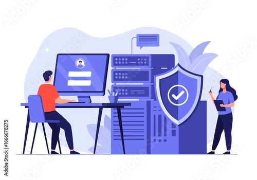 Protecting digital data and information with secure servers and cybersecurity experts ready to help