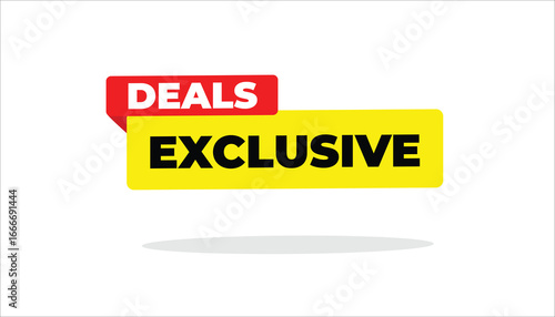 EXCLUSIVE DEALS VECTOR – SALE
