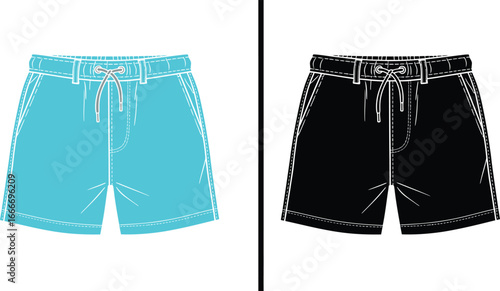 Shop men's swim trunks online stylish board shorts for summer season